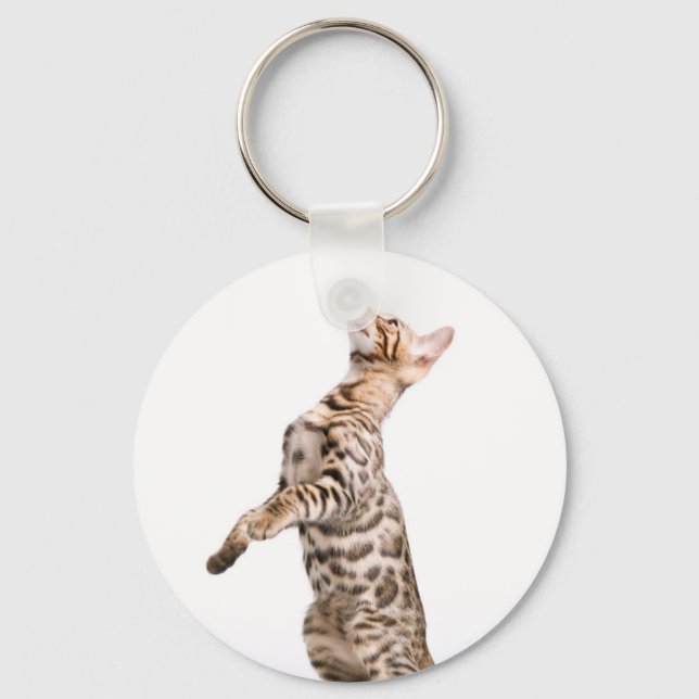 Bengalische Katze Schlüsselanhänger (Vorderseite)