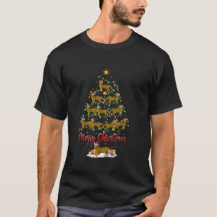 Bengalische Katze Weihnachten Weihnachtslicht Weih T-Shirt