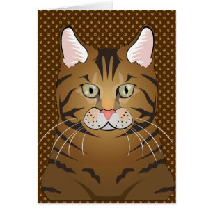Bengalische Katzen-Cartoon-Tatzen