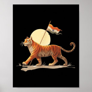 Bengalische Katzenkostüme für Tiger und indische F Poster