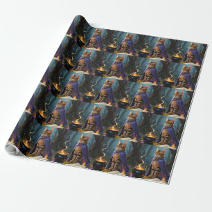 Bengalische Katzenmalerei Geschenkpapier