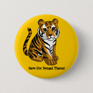 Bengalische Tiger Button