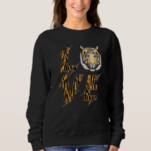 Bengalische Tiger-Liebe Sweatshirt