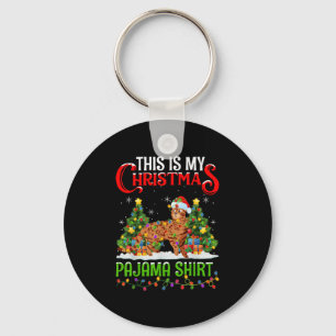 Bengalische Weihnachtsbeleuchtung Das ist mein Wei Schlüsselanhänger