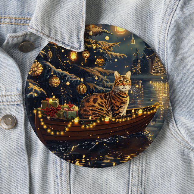 Bengalische Weihnachtsreise Button (Beispiel)