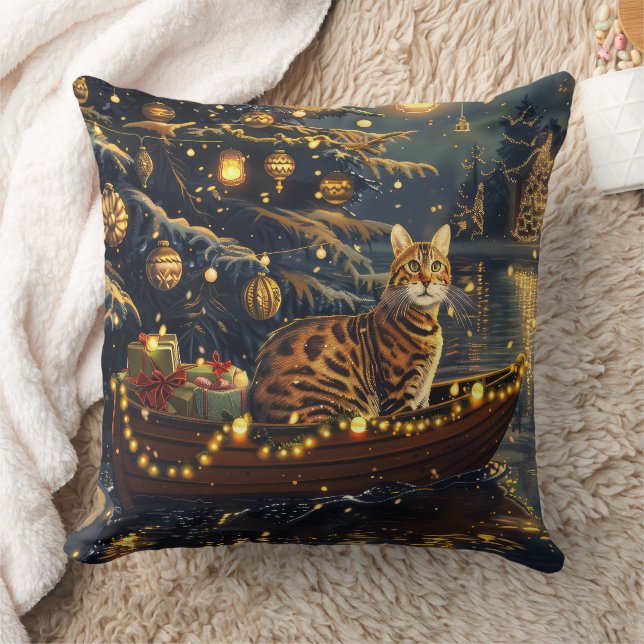 Bengalische Weihnachtsreise Kissen (Decke)