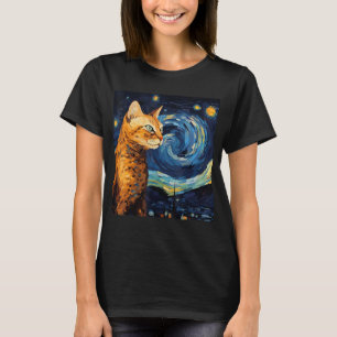 Bengalischer Cat Lover für Katzen Mama und Vater T-Shirt