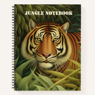 Bengalischer Tiger Digitaler Kunstschimmer Notizbuch