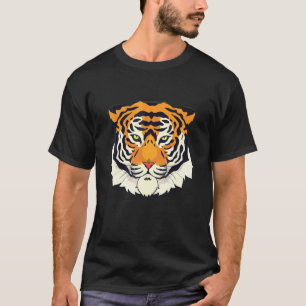 Bengalischer Tiger Head Furchtlos Big Cat Tiger Ti T-Shirt
