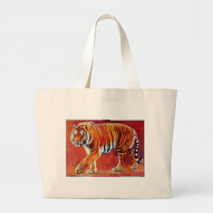 Bengalischer Tiger Jumbo Stoffbeutel