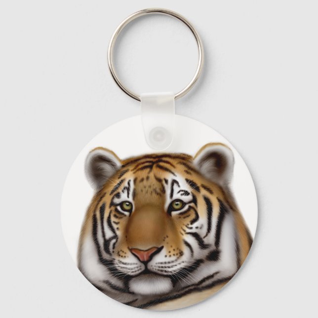 Bengalischer Tiger-Schlüsselanhänger Schlüsselanhänger (Vorderseite)