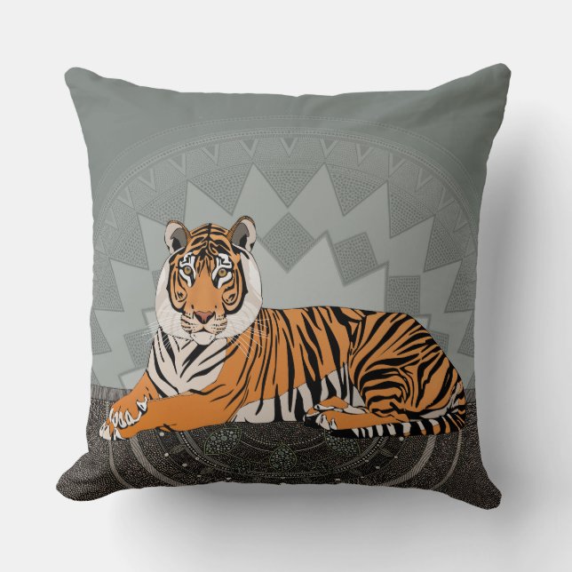 bengalischer Tigermandalie Kissen (Vorderseite)