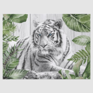 Bengalischer Tropenpalmendekoupage Seidenpapier