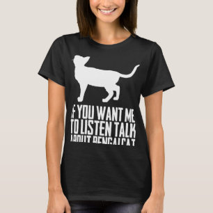 Bengalisches Kätzchen Bengalisch Mama Bengalischen T-Shirt