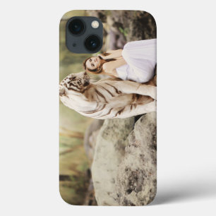 Bengalisches Tiger und Lady iPhone 13 Hülle