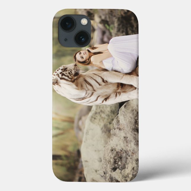 Bengalisches Tiger und Lady Case-Mate iPhone Hülle (Rückseite)