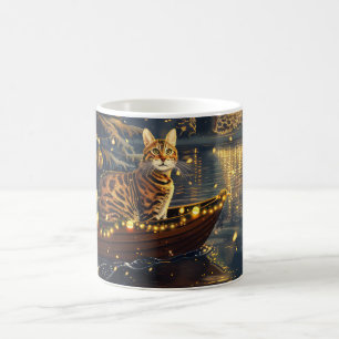 Bengalkatze Weihnachtsfest Reise Kaffeetasse