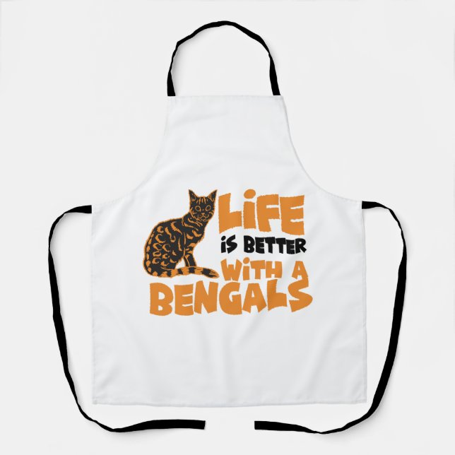 Bengalkatzen    schürze (Vorderseite)