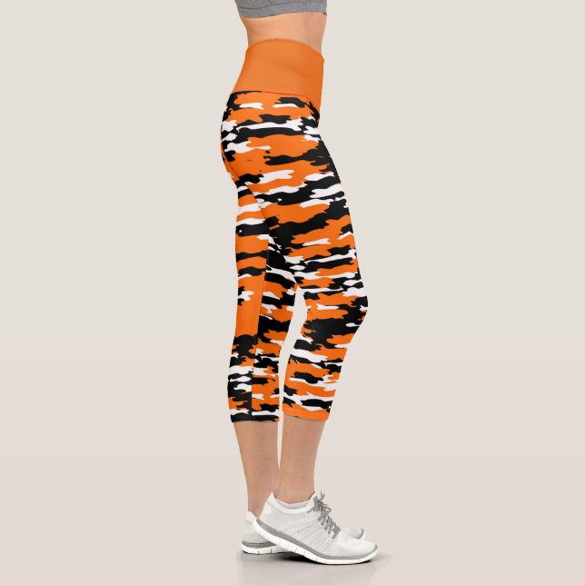 Bengals Tiger High Waisted Capris (Rechts)