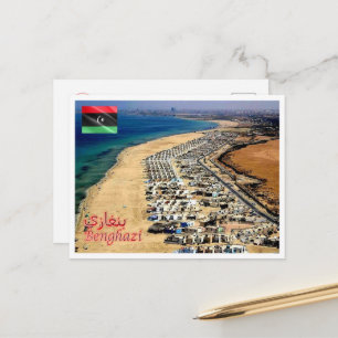 Bengasi - Libyen - Strand - Postkarte