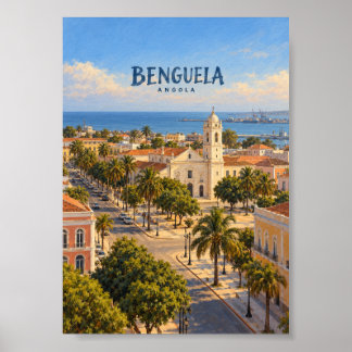 Benguela malerische Reise Kunst Poster