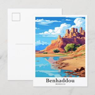 Benhaddaou Marokko Kunst, Dichtung und Musik Postkarte