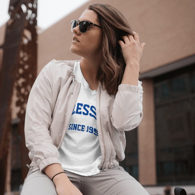 Béni Depuis [Année] T-shirt (Créateur téléchargé)