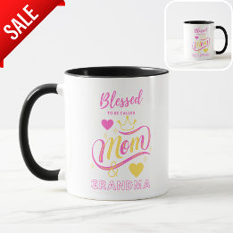Béni d'être appelé maman et grand-mère Mug