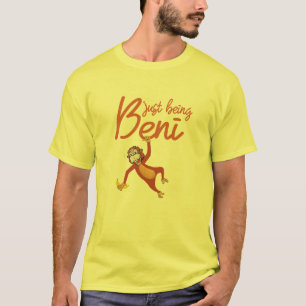 Beni Orangutan Naughty Quote Grafisches Design Fun T-Shirt