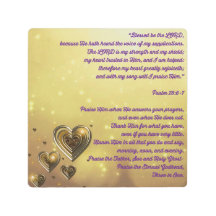 Béni Sois l'Éternel Psaume 28:6-7