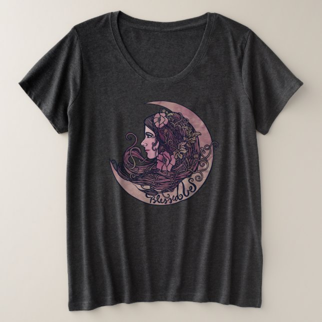 Béni Soit La Déesse Lune Art Pagan (Design devant)
