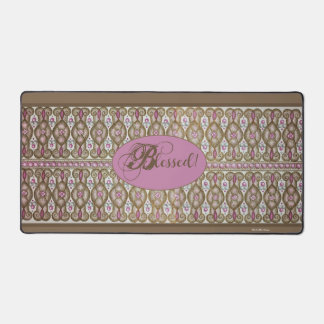 Béni ! Tapis de bureau chocolat et violet - Marron