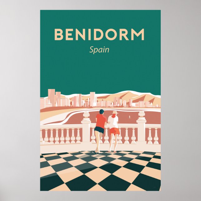 Benidorm Parco delle camelie Locarno Poster (Vorne)