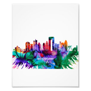Benidorm Skyline Fotodruck