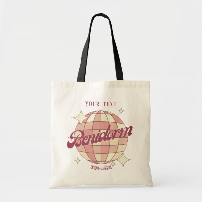 Benidorm Spanien España Holiday Beach Tasche (Vorne)