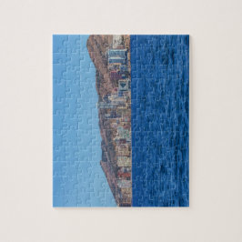 Benidorm-, Spanien-Meer und Stadt