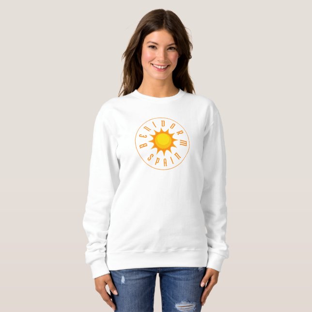 BENIDORM SPANIEN SUN SWEATSHIRT (Vorne ganz)