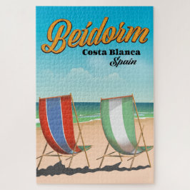 Benidorm Strand Reiseplakat