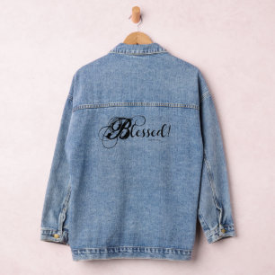 Bénie ! Veste en jean (Noir)