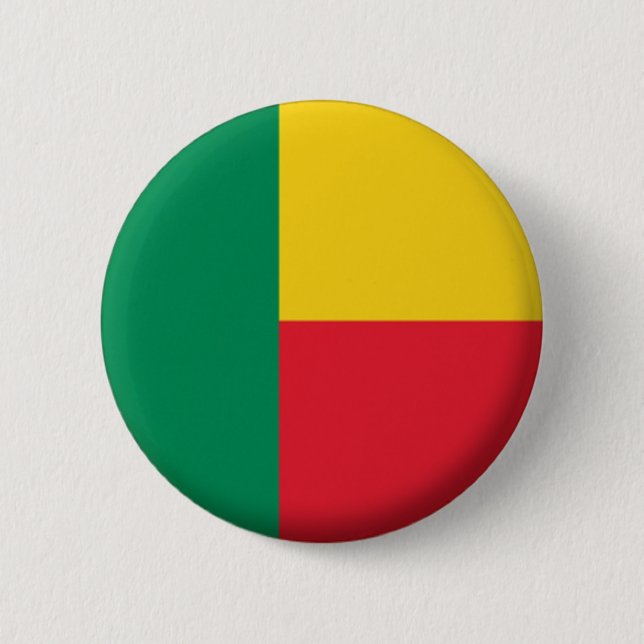 BENIN BUTTON BACK ABZEICHEN (Vorderseite)