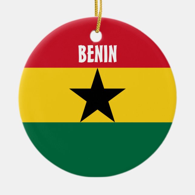 Benin Christmas Ornament (Vorne)
