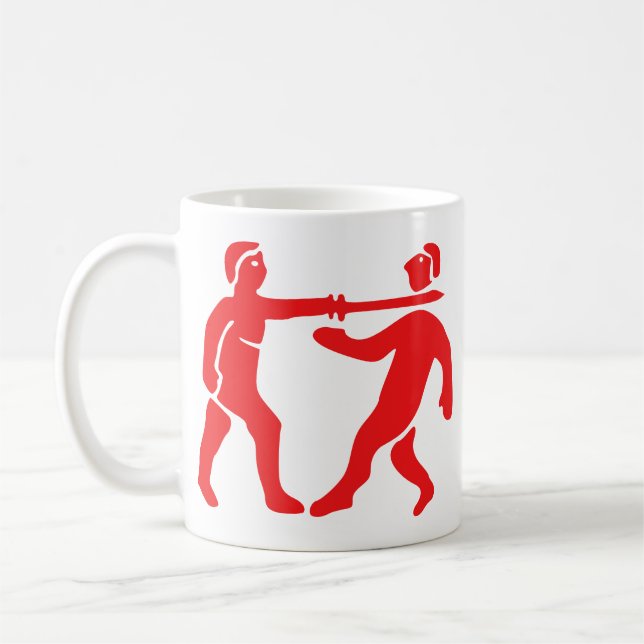 Benin Empire Flag / Emblem Kaffeetasse (Links)