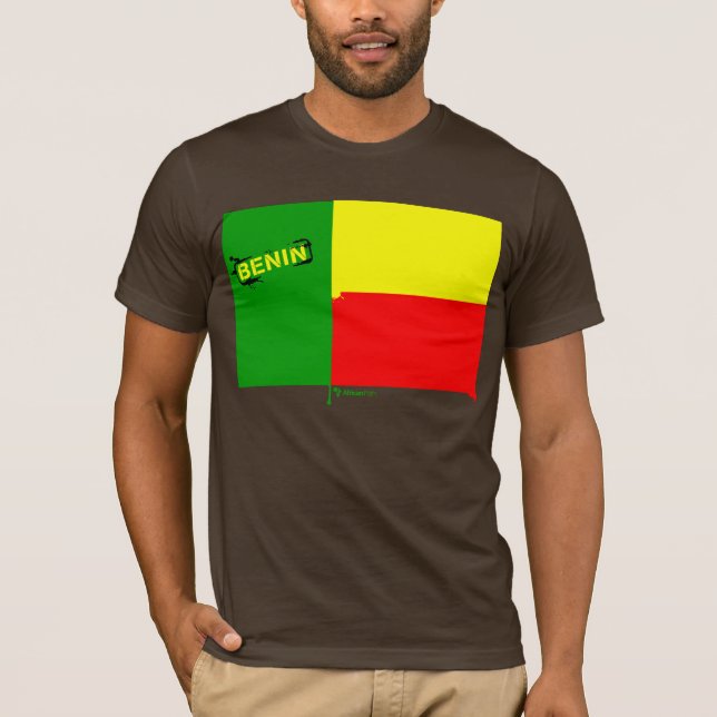 Benin-Farben T-Shirt (Vorderseite)