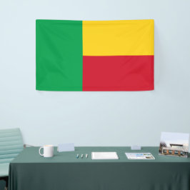 Benin flag banner