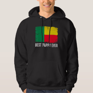 Benin Flag Best Pappy Ever Patriotic gestört Hoodie