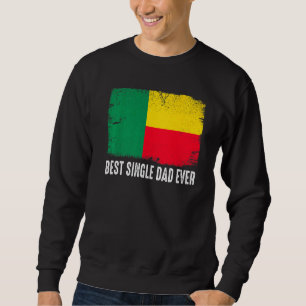 Benin Flag Bester Single Vater je Patriot Sweatshirt