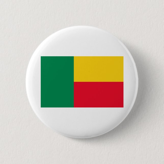 Benin Flag Button (Vorderseite)