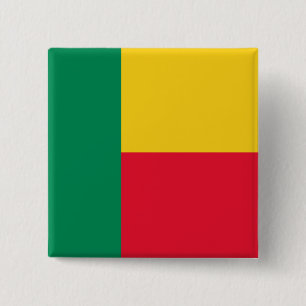 Benin Flag Button