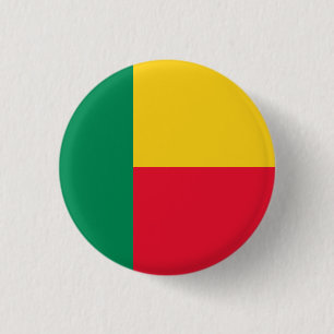 Benin Flag Button