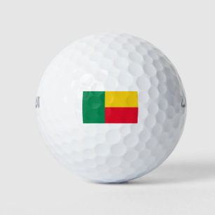 Benin Flag Golfball